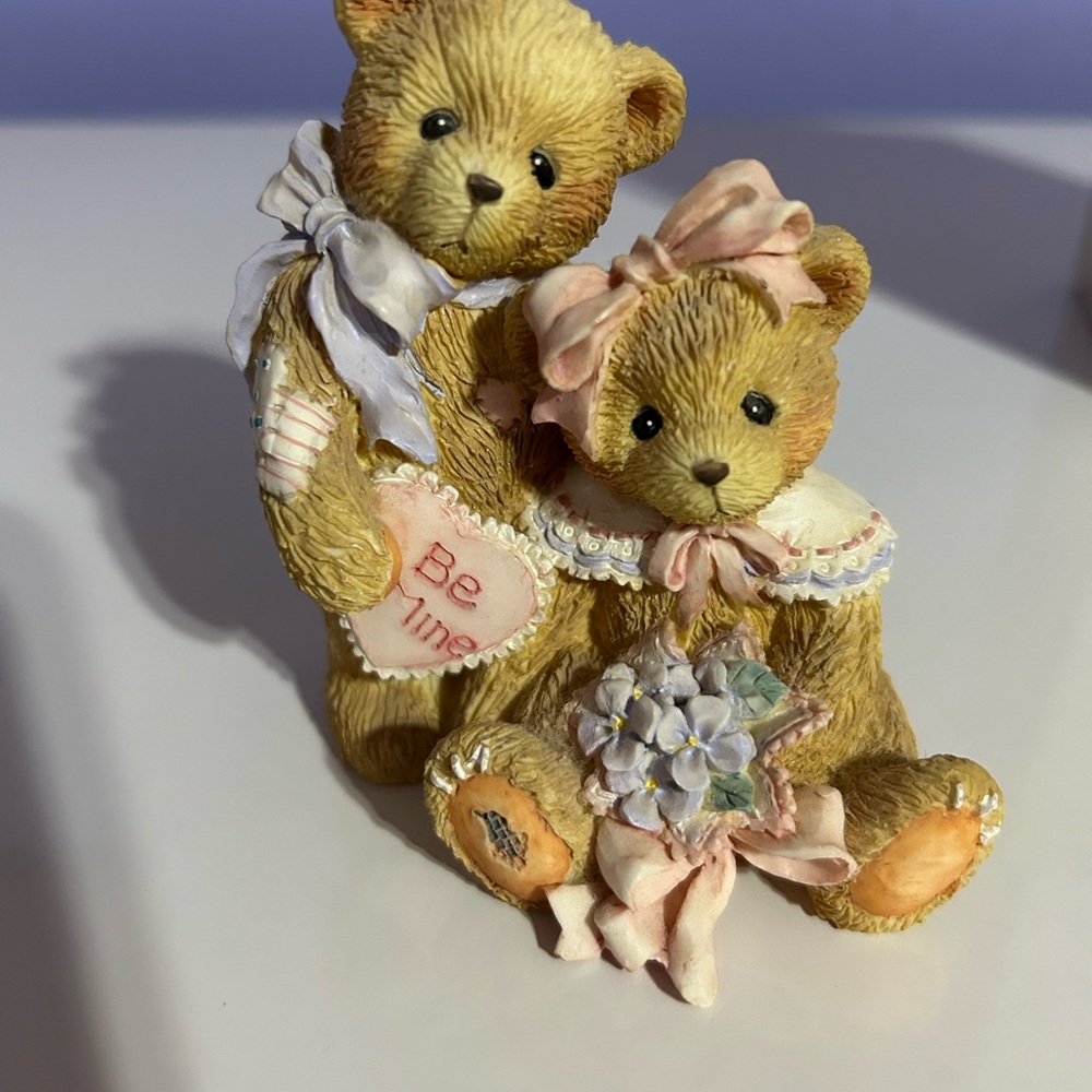 Cherished Teddies 'Oliver and Olivia’ “Will You Be Mine” Figurine - Picture 2 of 6